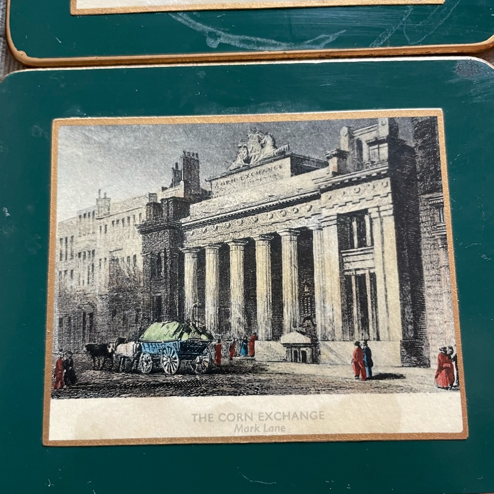 6 Vintage British Coaster Set *FAIR* - Picture 6 of 8